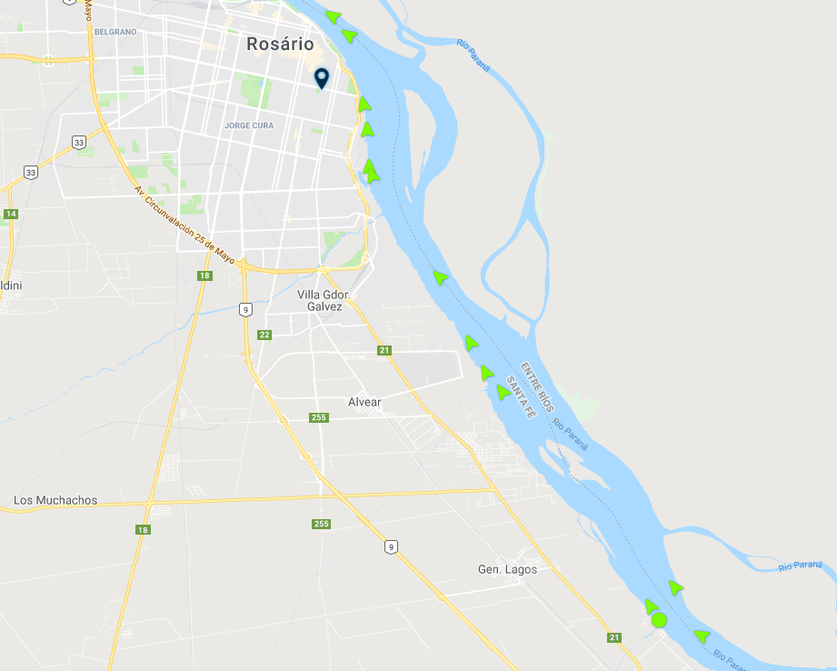 Paraná River Bulk Carrier Traffic | Llyod's Intelligence