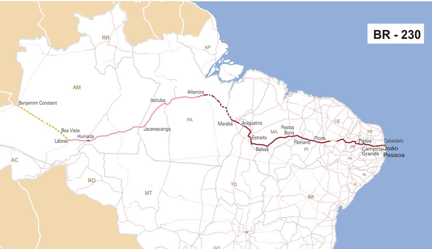 BR-230 Trans-Amazonian Highway; Wikipedia