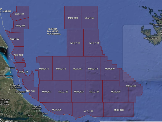 Argentina offshore round - the Austral Basin (Source: BNamericas)