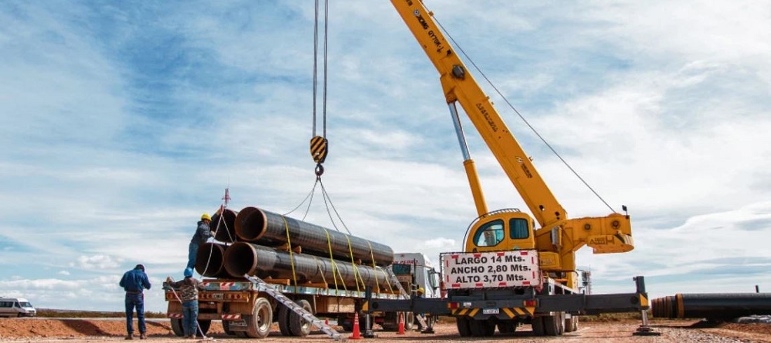Transportadora de Gas del Sur or TGS will inaugurate gas pipelines next week (source - Diario Río Negro)
