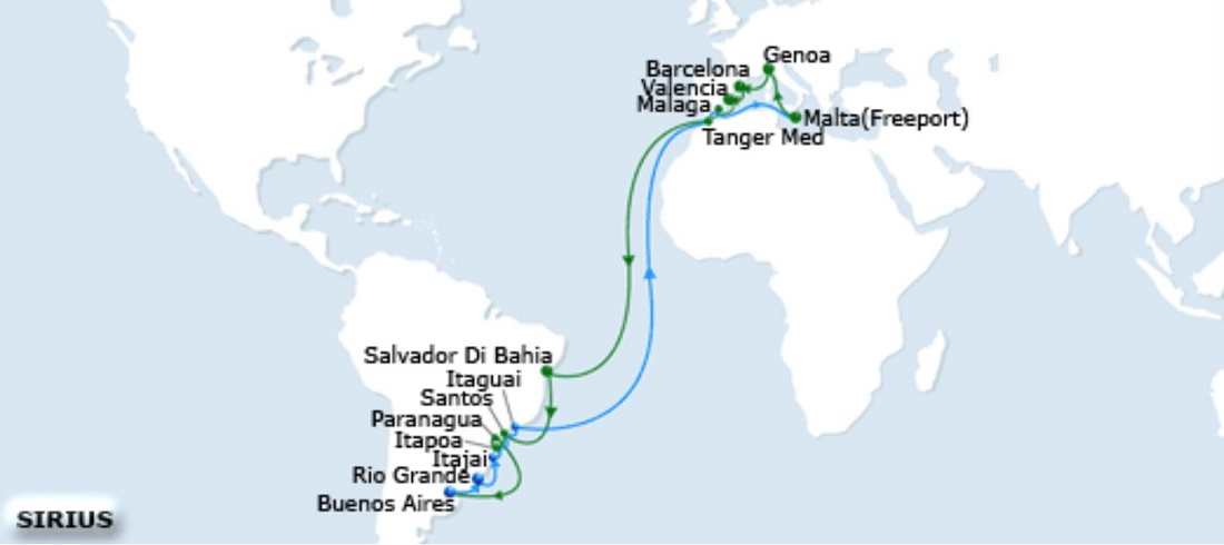 CMA CGM Sirius Service