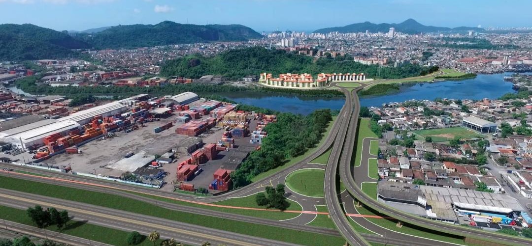 new access road Santos Port
