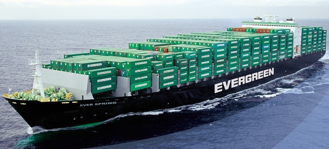  Evergreen encomenda seis navios porta-contêineres na China